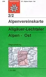 Allgäuer, Lechtaler Alpen Ost (letní) - 1:25 000 - OEAV