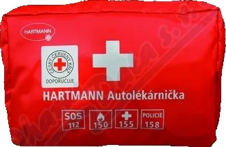 Autolékárnička Autolékárnička Hartmann, textilní červená, 283/2009 Autolékárničky Lékárnička Hartmann
