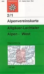 Allgäuer, Lechtaler Alpen West - 1:25 000 - OEAV