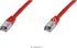 Síťový kabel Digitus S-FTP, CAT 6, AWG 26, červený 5m
