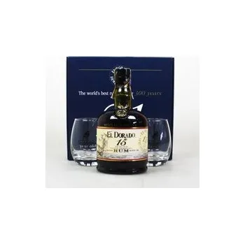 El Dorado 15y 43% 0.7 L + 2x sklo Rum El Dorado 15y 43% 0.7 L + 2x sklo
