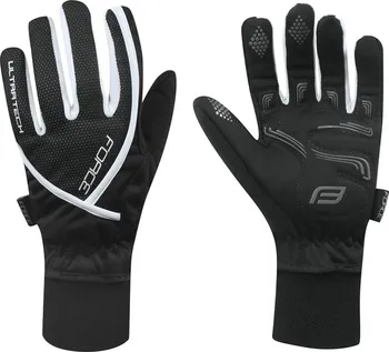 Cyklistické rukavice Force Ultra Tech zimní black XL