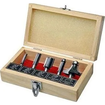 Příslušenství k frézce Extol tvarové frézky do dřeva, sada 5 ks