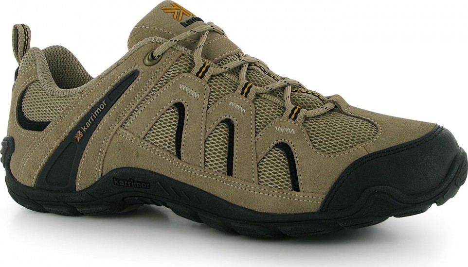 Karrimor Summit Mens Walking Shoes Beige/Khaki Zbozi.cz