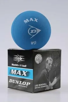 Míček na raketbal a squash Dunlop Max - modrá