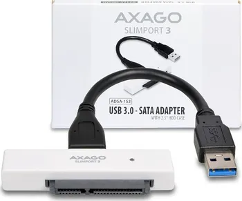 AXAGO USB2.0 - SATA HDD adapter vč. 2.5" pouzdra