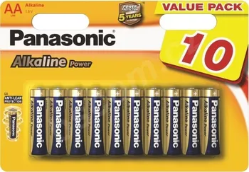 Článková baterie Baterie Panasonic R06 ALKALINE POWER, BLISTR 10KS, LR6APB/10BW