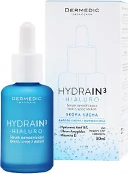 Pleťové sérum DERMEDIC Hydratační sérum na obličej, krk a dekolt HYDRAIN3 Hialuro 30 ml