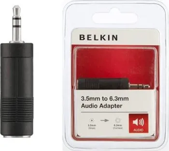 Video redukce Redukce Belkin jack 3,5mm M - jack 6,3mm F - černá