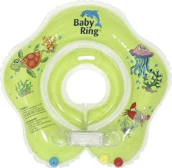 Nafukovací kruh Babypoint Baby Ring zelený 37 cm
