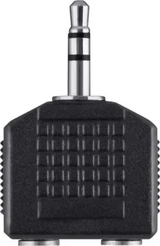 Audio redukce Redukce Belkin jack 3,5mm M - 2x jack 3,5mm F - černá