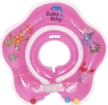 Nafukovací kruh Babypoint Baby Ring růžový 37 cm