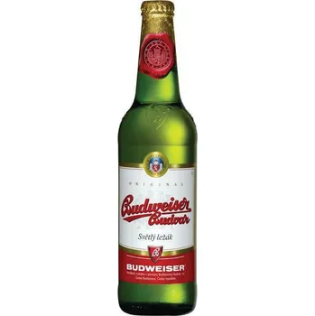 Pivo Budějovický Budvar Světlý ležák 0,5 L sklo
