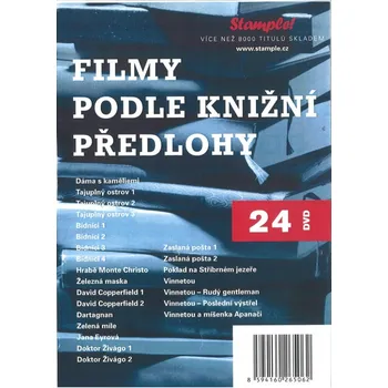 Sběratelská edice filmů DVD Kolekce Filmy podle knižní předlohy – 24 disků