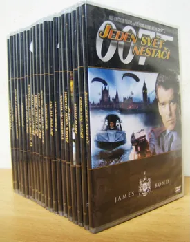 Sběratelská edice filmů DVD Kolekce James Bond 007 20 disků 