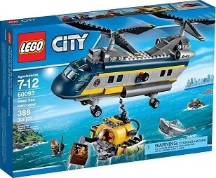 Stavebnice LEGO LEGO City 60093 Vrtulník pro hlubinný mořský výzkum
