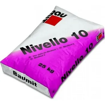 Samonivelační stěrka Baumit Nivello 10 samonivelační stěrka 25 kg