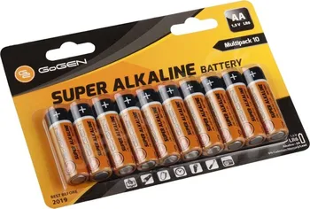 Článková baterie Gogen AA Super Alkaline 10ks