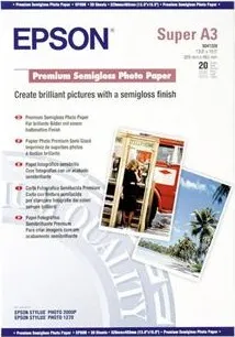 Fotopapír EPSON EPSON Paper A3+ Premium Semigloss Photo (20 sheets)