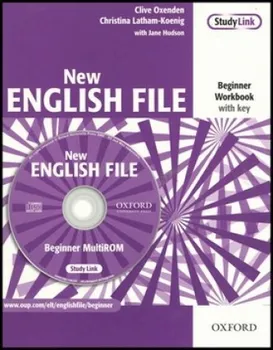 Anglický jazyk New English File Beginner Workbook with key + CD-R