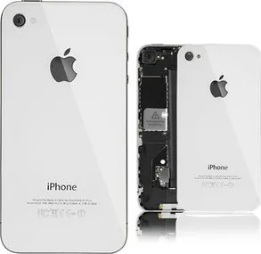 Náhradní kryt pro mobilní telefon Apple iPhone 4 zadní kryt bílý OEM