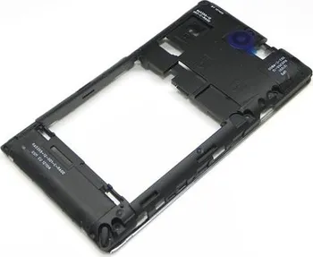 Náhradní kryt pro mobilní telefon SONY Xperia E, C1505 střední kryt black / černý
