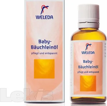 Masážní přípravek Weleda olej na masáž bříška kojence 50 ml