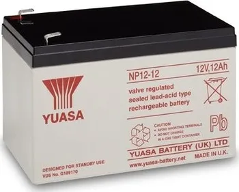 Záložní baterie Olověný akumulátor YUASA NP 12 V 12 Ah