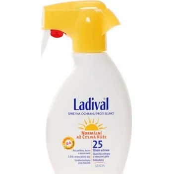 Přípravek na opalování Ladival sprej normální až citlivá kůže SPF 25 200 ml