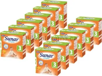 kojenecká výživa Hero Sunar Complex 3 12 x 600 g