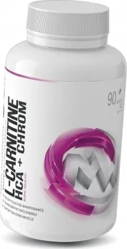 Spalovač tuku Maxxwin L-Carnitine + HCA + Chrom 90 kapslí 