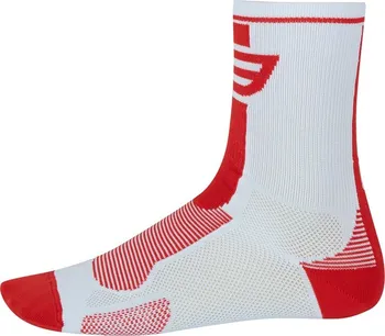 Dámské ponožky Ponožky Force Long white/red S/M 