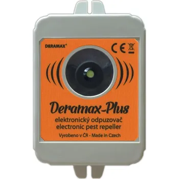Odpuzovač zvířat Deramax Plus ultrazvukový plašič kun a hlodavců