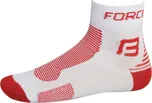 Ponožky Force1 white/red S/M 