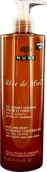 Sprchový gel NUXE Rêve de Miel zvláčňující sprchový gel na tělo i obličej