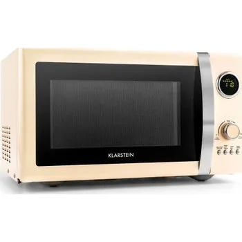 Mikrovlnná trouba Klarstein Fine Dinesty krémová
