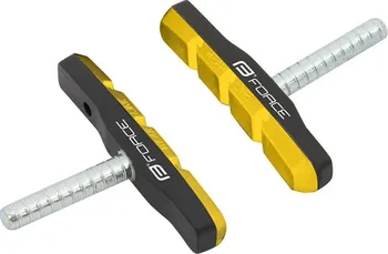 Přislušenství brzdového systému Brzdové gumičky Force jednorázové black/yellow čep 