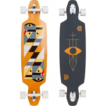 Longboard Goldcoast Serpentagram žlutý 40"