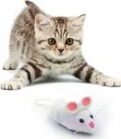 Hračka pro kočku Hexbug robotická myš bílá 11,5 cm