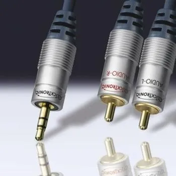 Audio kabel ClickTronic HQ kabel Jack 3,5mm, M/M, 2,5m