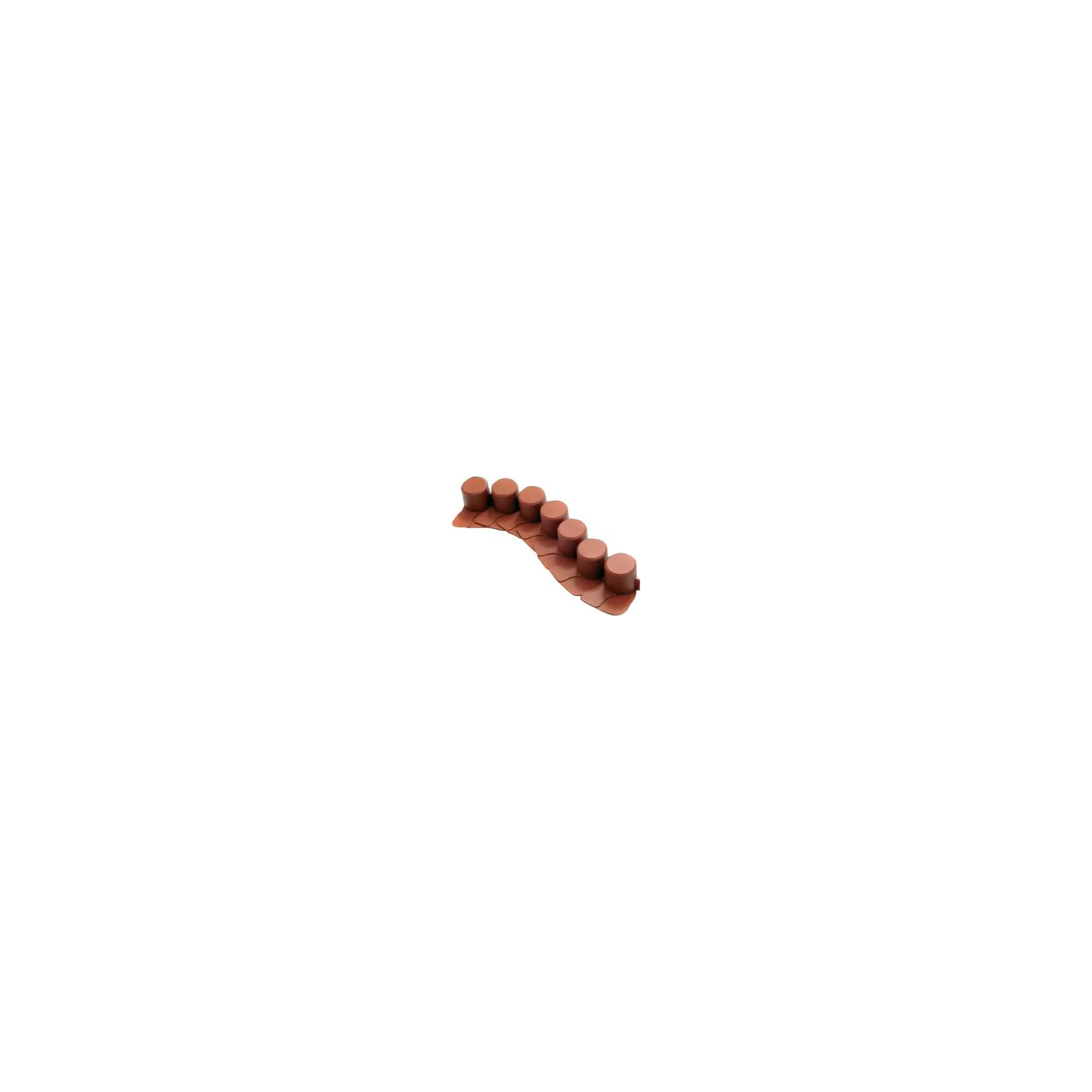 Fotografie 3 - Zahradní obrubník Prosperplast IPAL7 6 cm x 4,05 m terakota