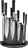 Böker Solingen set damaškových kuchyňských nožů 7 ks, černý
