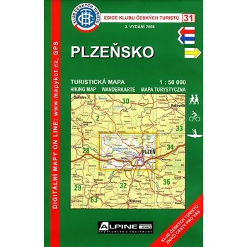KČT 31 Plzeňsko 1:50 000
