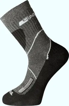 Pánské ponožky Ponožky Progress Sprint černá/šedá