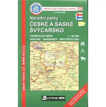 Národní parky: České a Saské Švýcarsko 1:50 000 - KČT (2016)