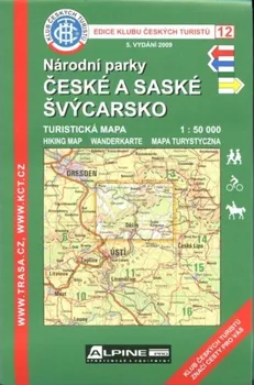 Národní parky: České a Saské Švýcarsko 1:50 000 - KČT (2016)