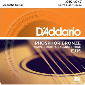 Hudebniny D'ADDARIO EJ15