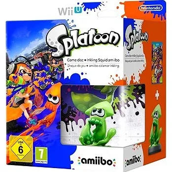 Splatoon + Amiibo Squid Nintendo Wii U