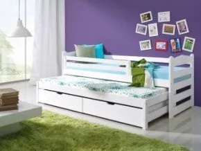 Dětská postel Kik Trade Tosia 200 x 90 cm bílá borovice