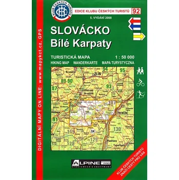 KČT 92 Slovácko, Bílé Karpaty 1:50 000